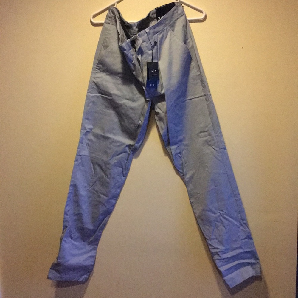 Armani exchange grey pants 34” waist